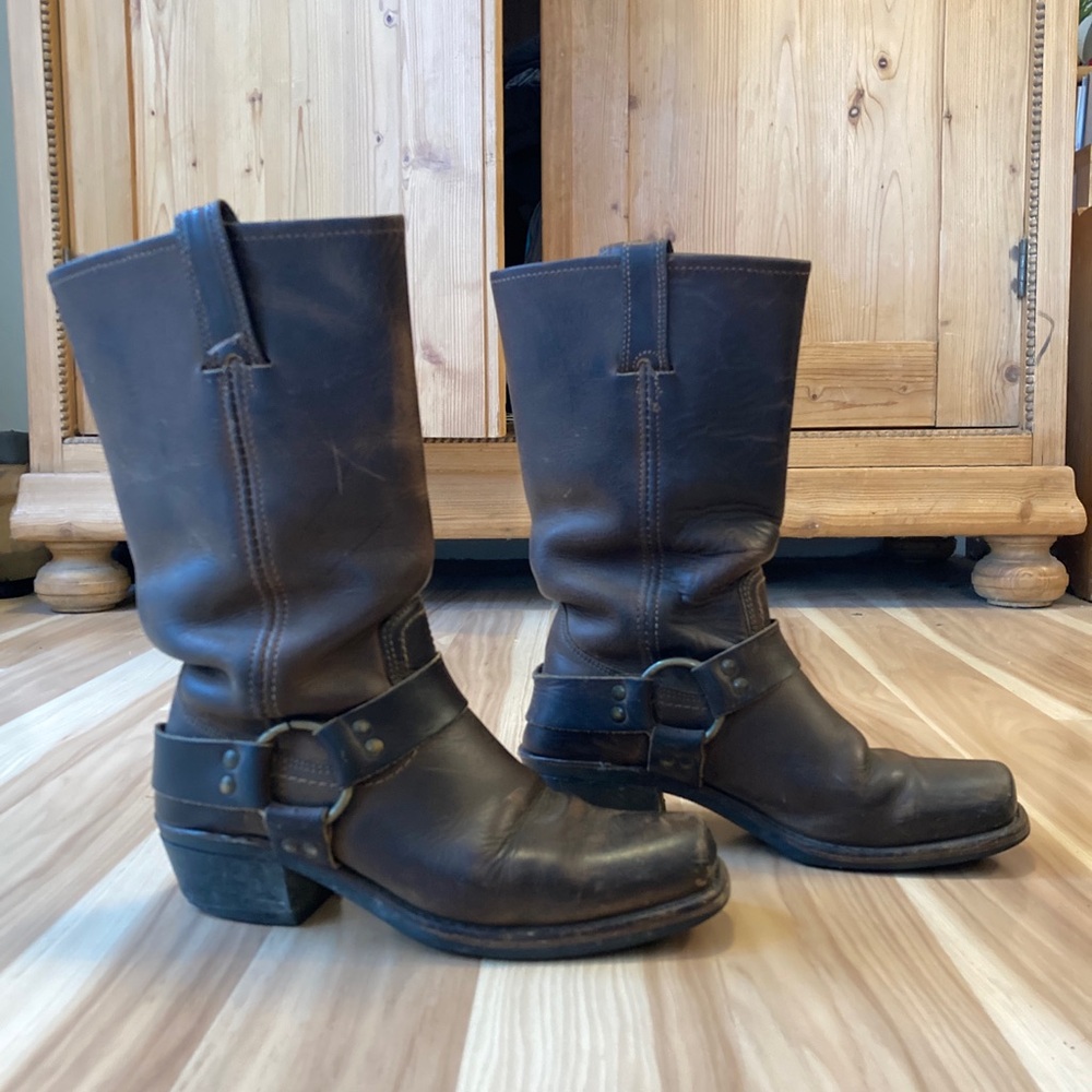 Frye Classic Leather Harness Boots
